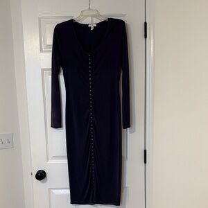 BP brand navy blue Button-Down Dress